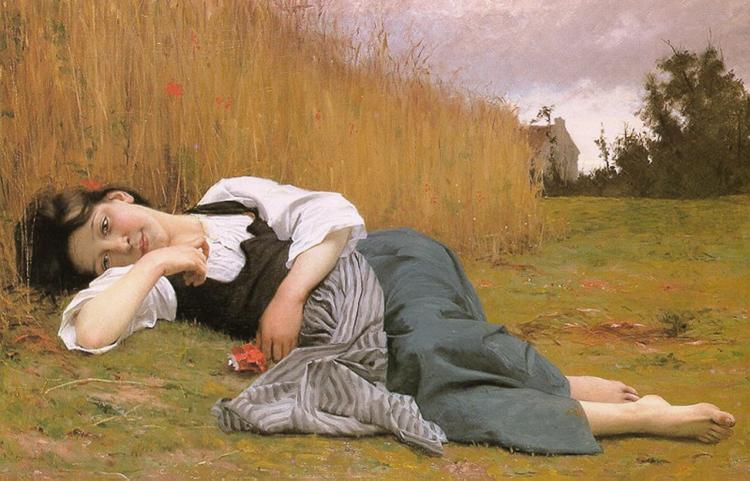 Adolphe William Bouguereau The Shell (mk26) Sweden oil painting art